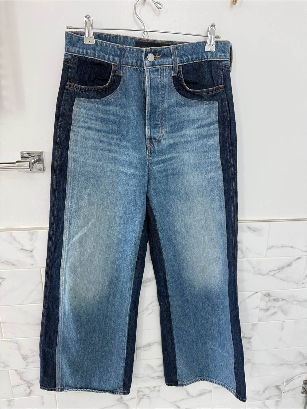 Veronica beard Taylor wide leg crop jeans